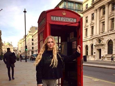 Möchte für das Auslandspraktikum auf jeden Fall nach London zurückkehren: Laura-Marie. Möchte für das Auslandspraktikum auf jeden Fall nach London zurückkehren: Laura-Marie.