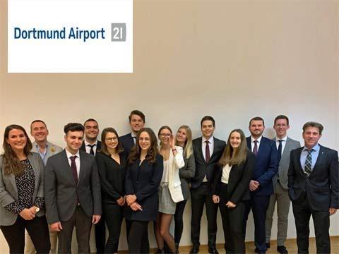 Die Dortmunder ISMler überzeugten das Marketingteam vom Dortmund Airport. Die Dortmunder ISMler überzeugten das Marketingteam vom Dortmund Airport.