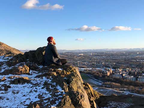 Lucas im Auslandssemester in Schottland, Duales Studium Betriebswirtschaft Logistik Management